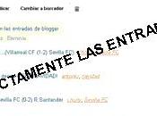 Como eliminar correctamente entradas blogger.