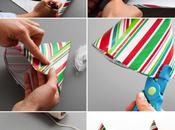 ideas para reutilizar papel regalo Navidad