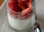 Panna cotta vainilla fresas