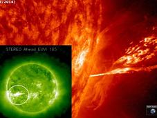 Gran actividad solar 2014
