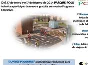 "Juntos Podemos" Jornadas Educación Vial para niños discapacidad Parque Polo Navarra