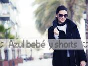 Azul bebé shorts