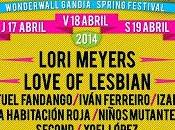SanSan Festival 2014 suma Lori Meyers, Second, Xoel López, Habitación Roja, Niños Mutantes Izal