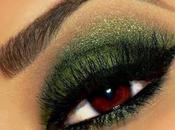 Maquillaje ojos para navidad