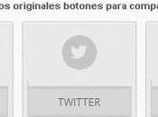 Otros originales botones para compartir Redes