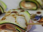 Rollitos salmón calabacin