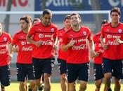 Selección chilena entrena cara partido costa rica