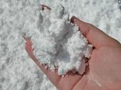 Niños: Hacer nieve artificial casa
