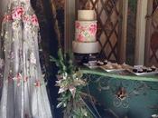 Tendencia: pasteles nupciales tela