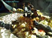 Arroz verduras trompetas muerte