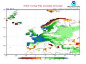 Previsión Febrero Marzo 2014 según NOAA