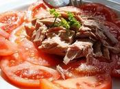 Ensalada atún tomate