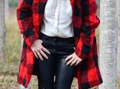 plaid coat