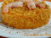 Arroz basmati langostinos curry