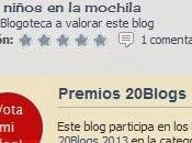 ¡¡Ya están aquí premios 20Blogs 2014!!