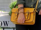 Yellow satchel