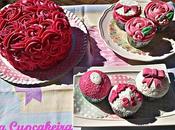 Tarta Rosas Cupcakes románticos