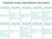 Timming para organizar bodas-Imprimible