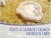 receta: risotto calabaza calabacín queso cabra recipe: zucchini pumpkin with goat cheese