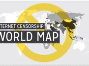 mapa censura Internet alrededor mundo
