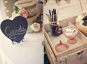 Letras madera pizarras. boda vintage encanto