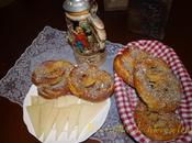 Pretzels salados sésamo semillas amapola