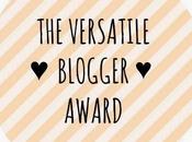 primer premio: Versatile Blogger Award