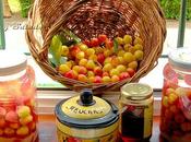 Aguardiente cerezas miel