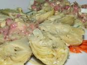 Alcachofas jamón