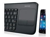 Logitech Harmony Smart Keyboard para controlar centro entretenimiento sala estar