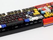 Alucinante teclado para ordenadores armado bloques LEGO