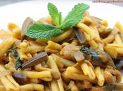 Pasta berenjena menta