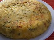 Tortilla patatas guisantes huevo