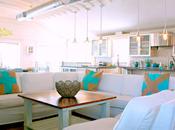 Estilo rústico renovado turquesa para vivienda playa