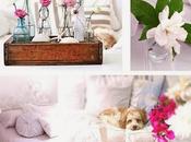 Entre flores frescas.