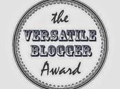 Versatile blogger award