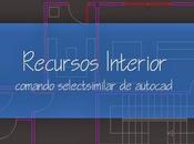 Seleccionar Autocad solo elementos dibujo mismas características