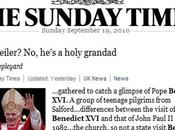 Prensa británica sobre Benedicto XVI: “¿Rottweiller? abuelo santo”