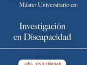 Máster universitario investigación discapacidad 2014-2015