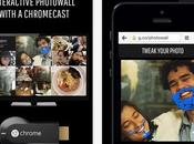 Google lanza Photowall para Chromecast permite capturar publicar imágenes