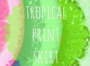 Wear Tropical print skirt