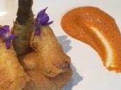 Calçots tempura salsa romesco