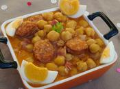 Garbanzos estofados olla