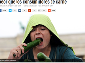 Sobre artículo: "Los vegetarianos menos sanos viven peor consumidores carne"