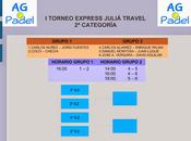 Cuadros Torneo Express Juliá Travel