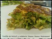 Tortilla brócoli calabacín! Buena, buena, buenaaaaa!