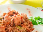 Arroz pulpo especiado