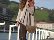 brown leather pants
