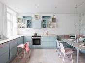 cocina estilo nórdico tonos pastel