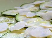 Carpaccio calabacín.